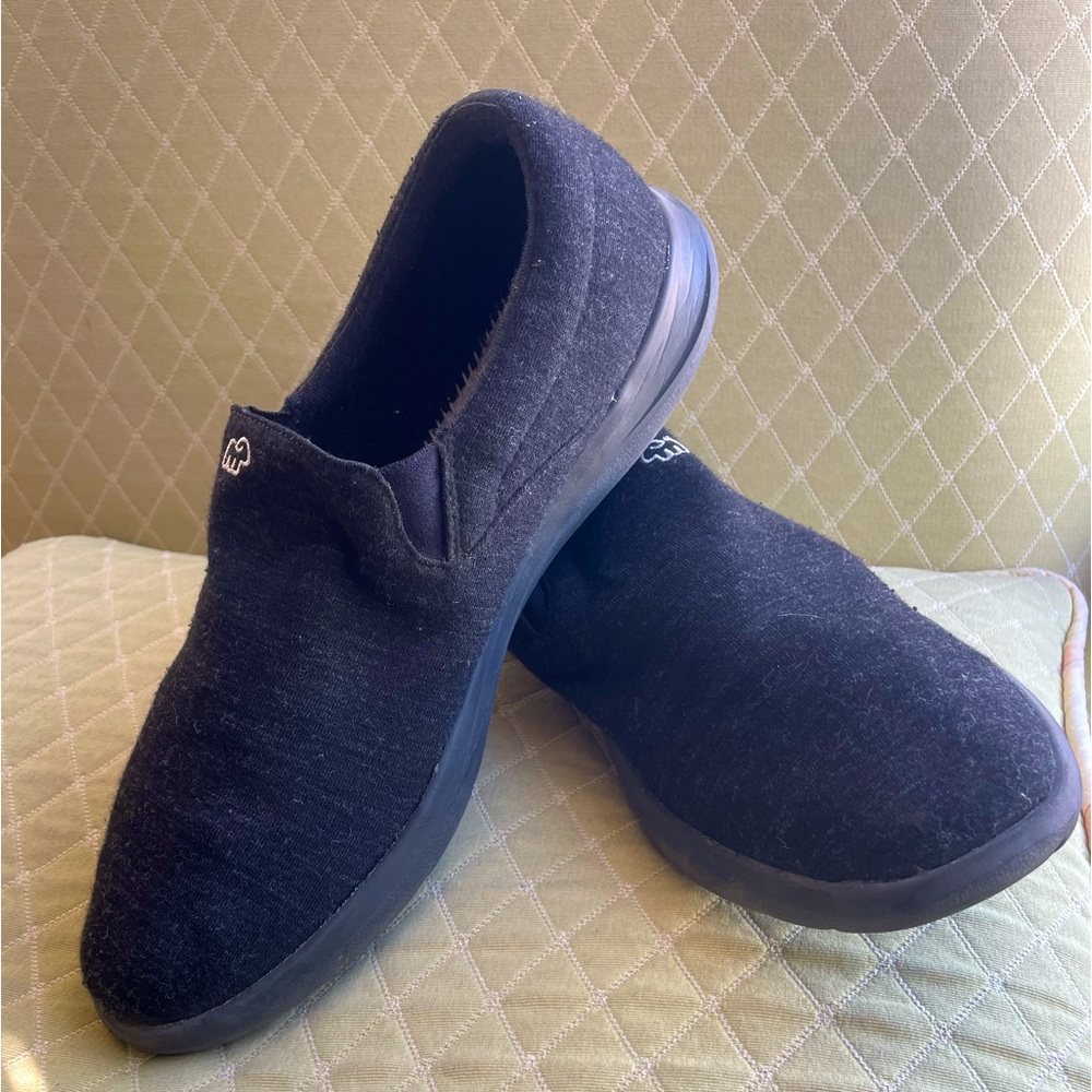Black Merinos Wool Slip-Ons - Men’s size 10
